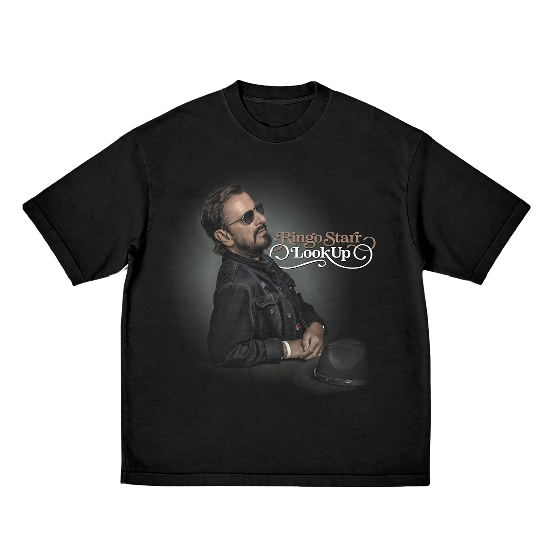 Ringo Starr Look Up Black T-Shirt